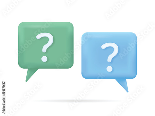 3d illustration making choice, decision between two options, solving problem, deciding