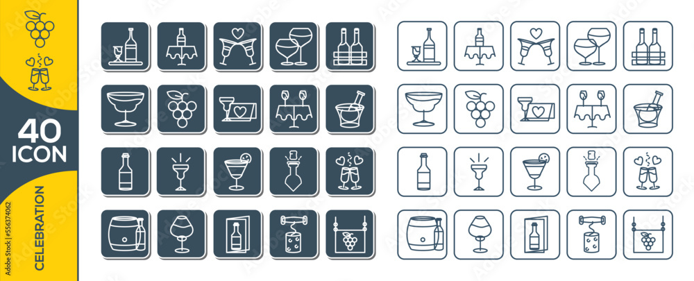 CELEBRATION ICON SET DESIGN CELEBRATION ICON SET DESIGN