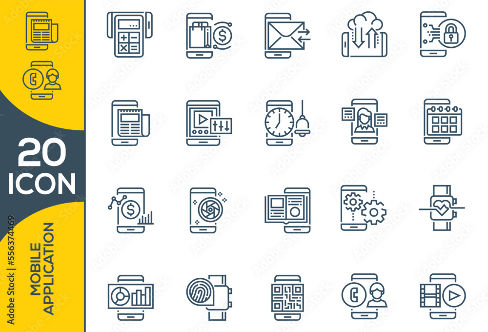 MOBILE APPLICATION ICON SET DESIGN MOBILE APPLICATION ICON SET DESIGN