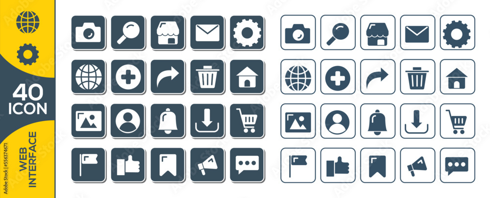 WEB INTERFACE ICON SET DESIGN WEB INTERFACE ICON SET DESIGN