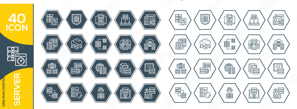SERVER ICON SET DESIGN SERVER ICON SET DESIGN