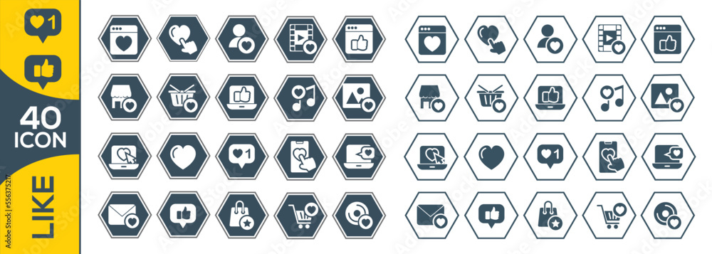 like icon set design like icon set design