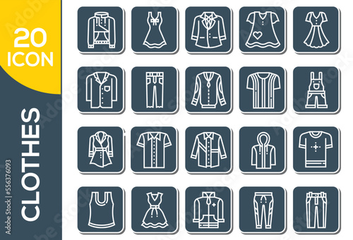 CLOTHES ICON SET DESIGN