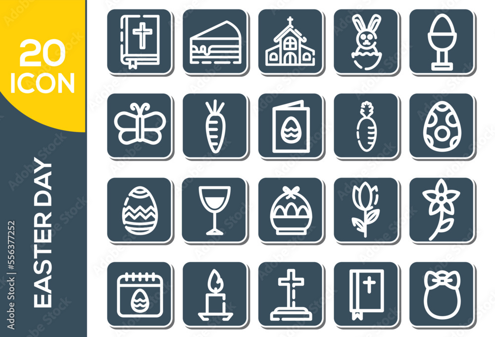 easterday icon set design easterday icon set design