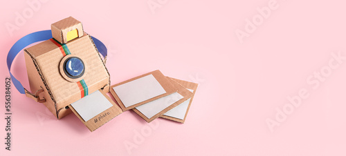 Cardboard photo camera with...