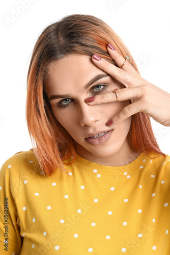 Young transgender woman wit...
