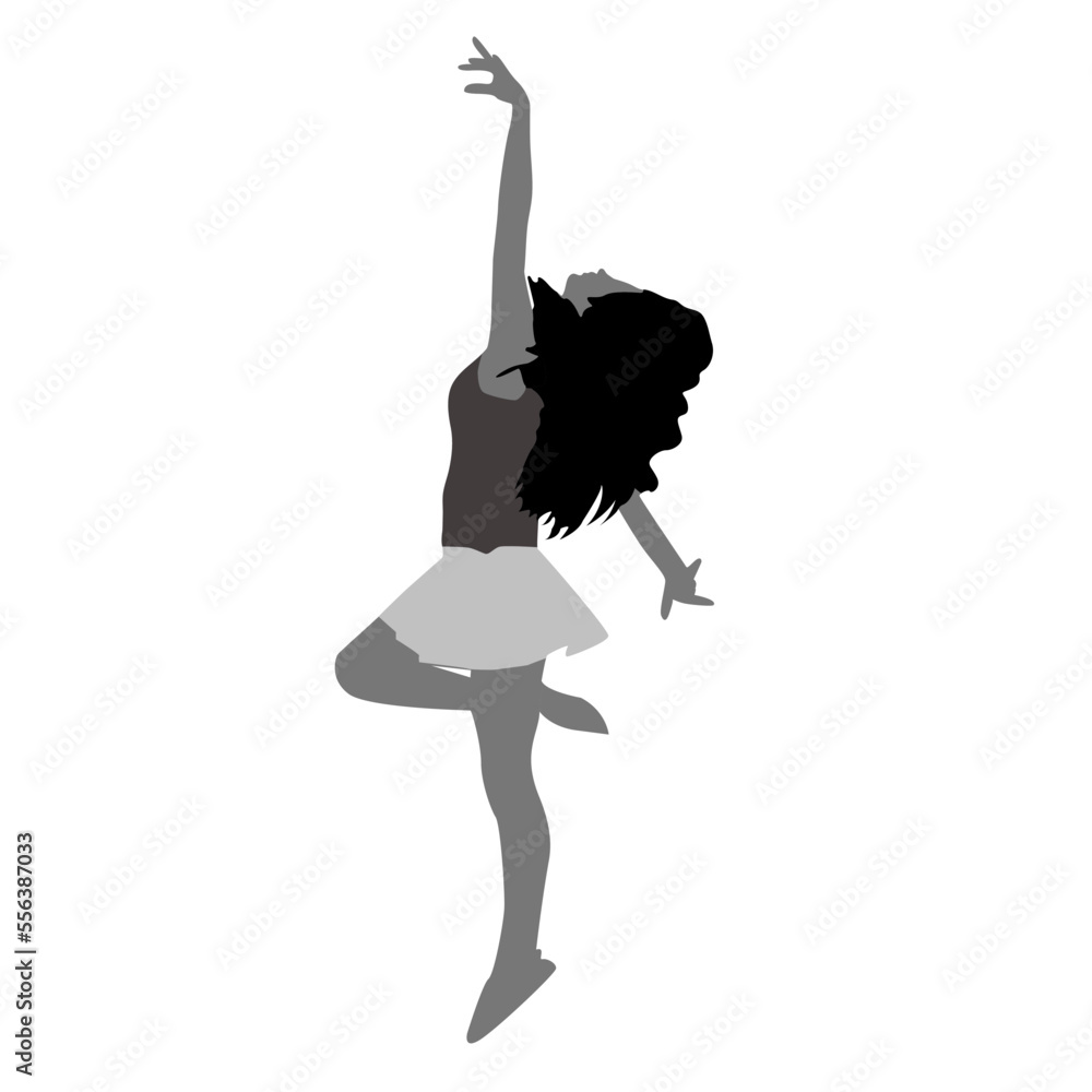 dancer silhouette / dancer svg vector / dancer svg clipart / dancer dxf / dance  pose