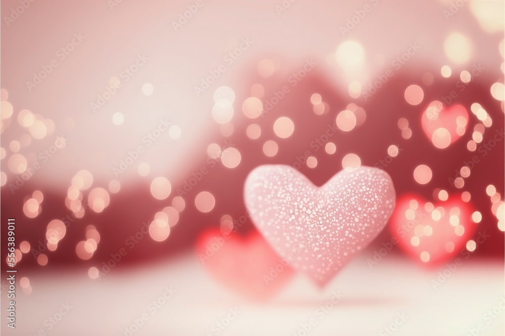 Cute hearts, Valentine's Day, bokeh lights Micro hearts. Cute hearts, Valentine's Day, bokeh lights Micro hearts.