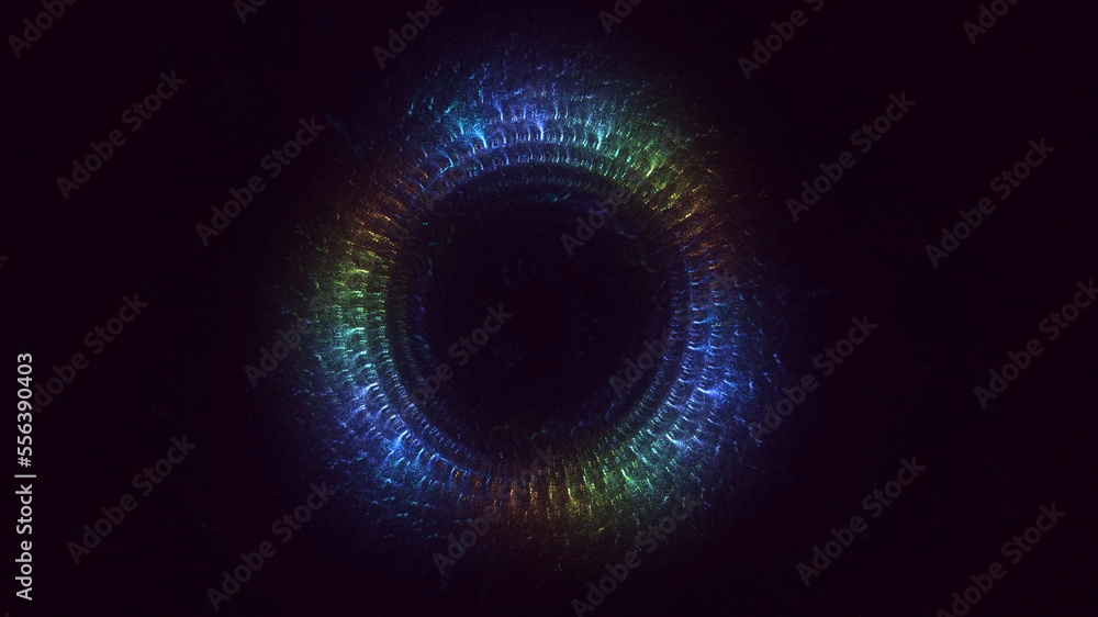 3D rendering abstract round light background 3D rendering abstract round light background