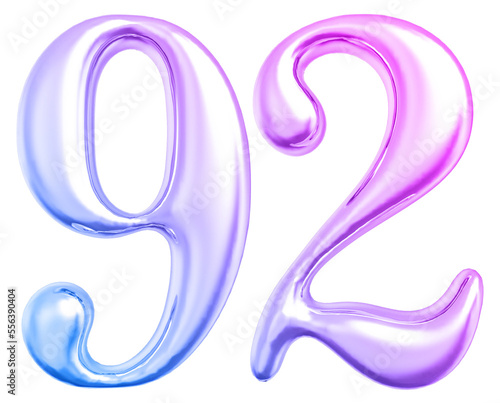 3d gradient number 92