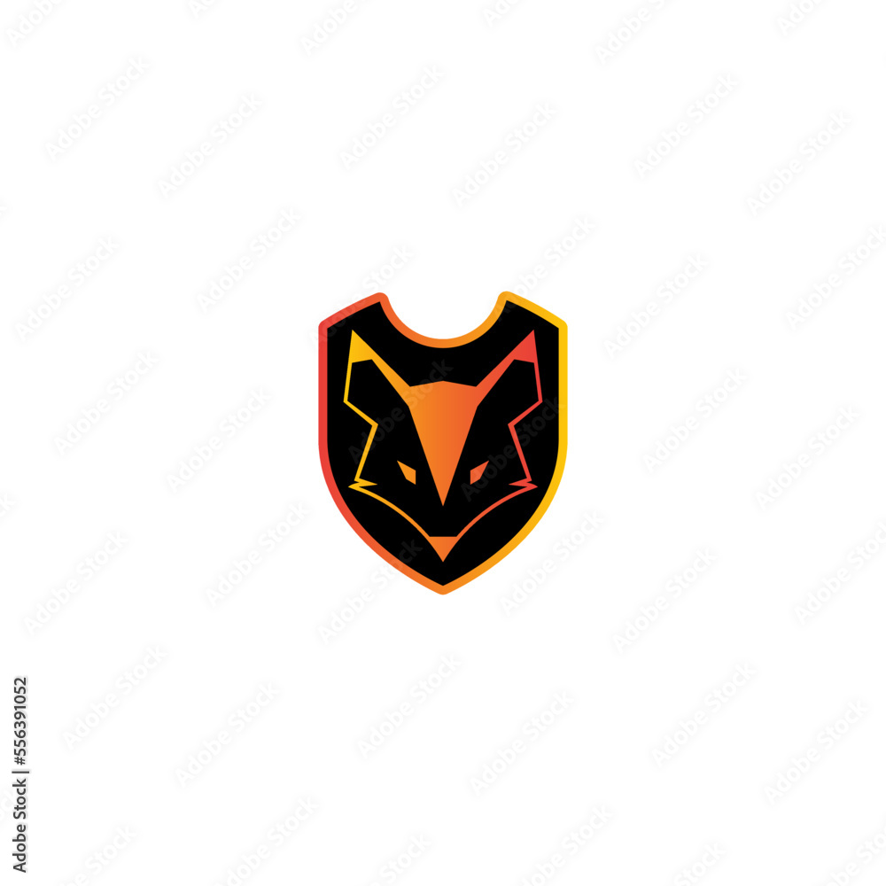 fox head vector illustration for icon,symbol or logo. fox template logo fox head vector illustration for icon,symbol or logo. fox template logo