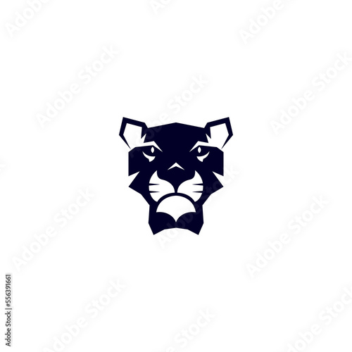 panther face vector illustration for an icon,symbol or logo. panther template logo 