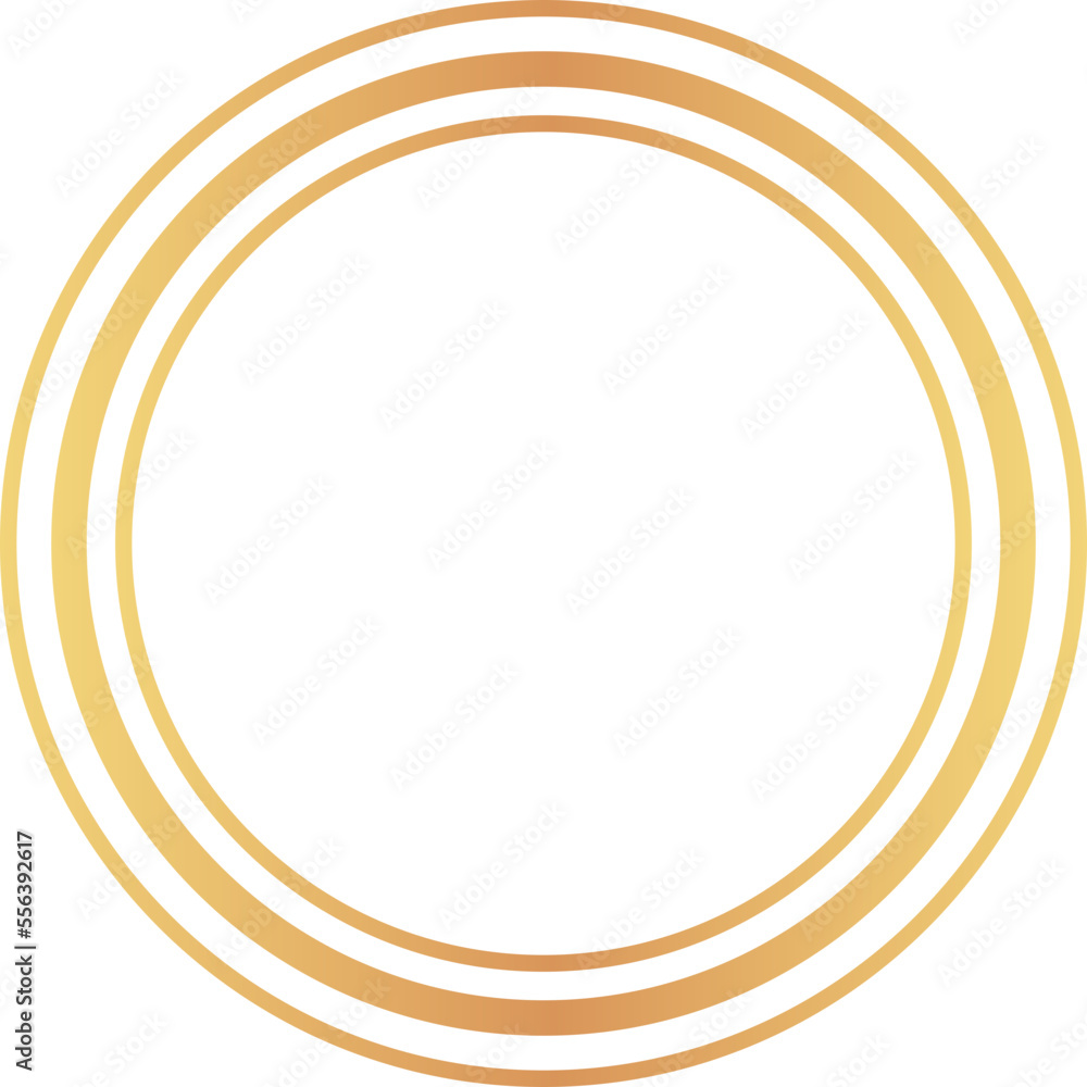 Gold Line Circle Frame (9) Gold Line Circle Frame (9)