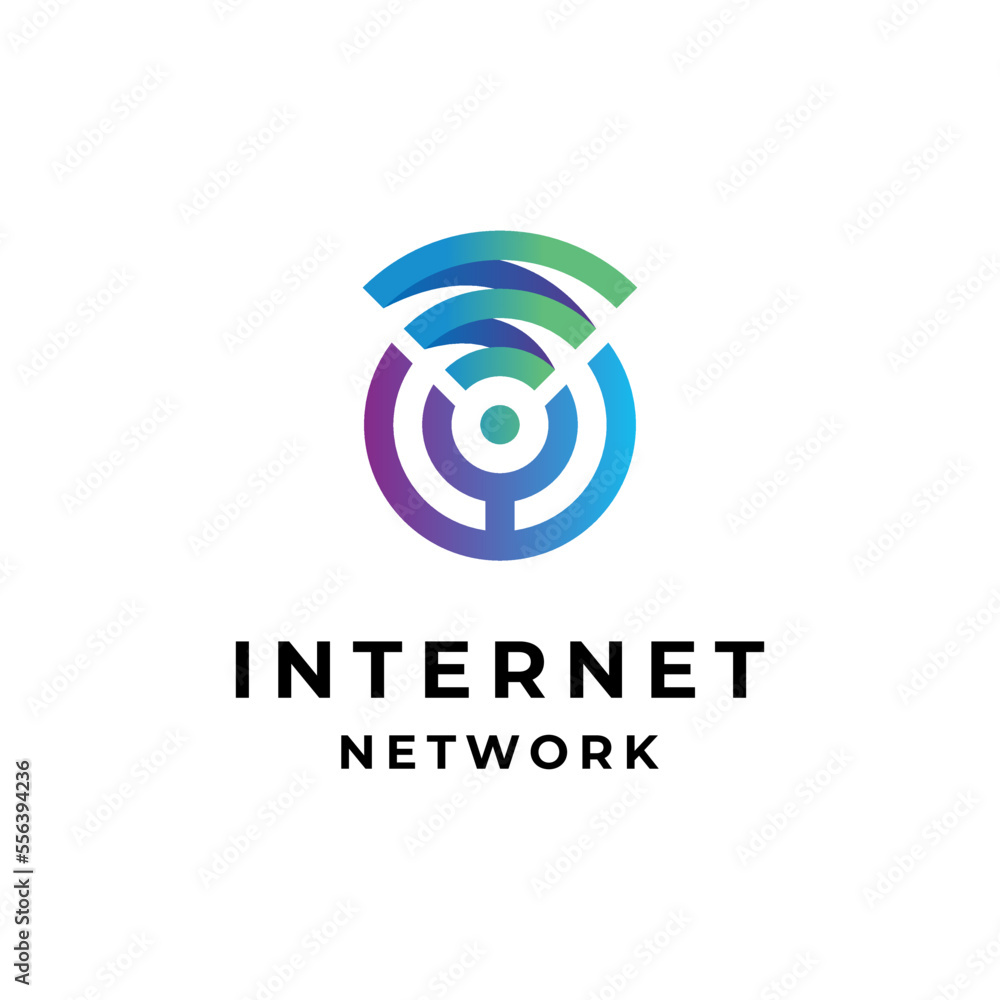 wifi signal and people for internet and network logo wifi signal and people for internet and network logo