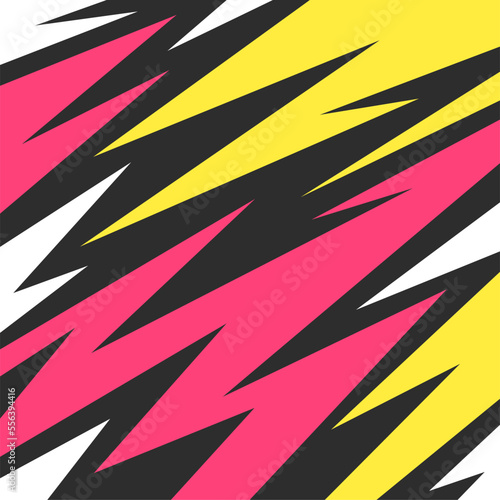 Wallpaper Mural Abstract background with colorful sharp and arrow pattern Torontodigital.ca