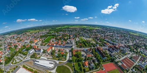 Königsbrunn in Schwaben im Luftbild