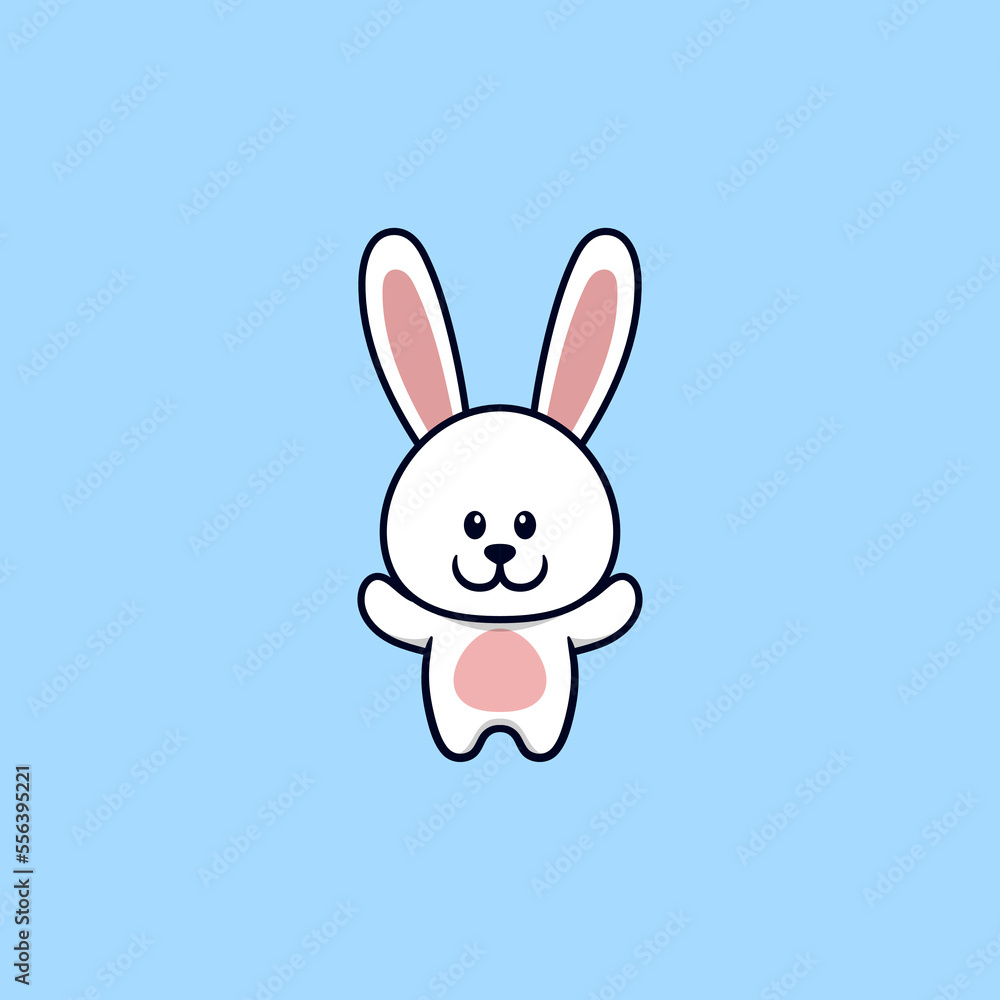 Cute Rabbit Bunny Cartoon Cute Rabbit Bunny Cartoon