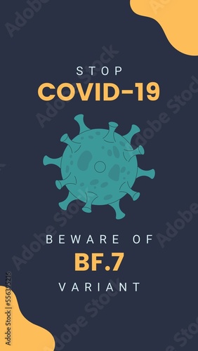 stop covid 19 new variant, instagram story post