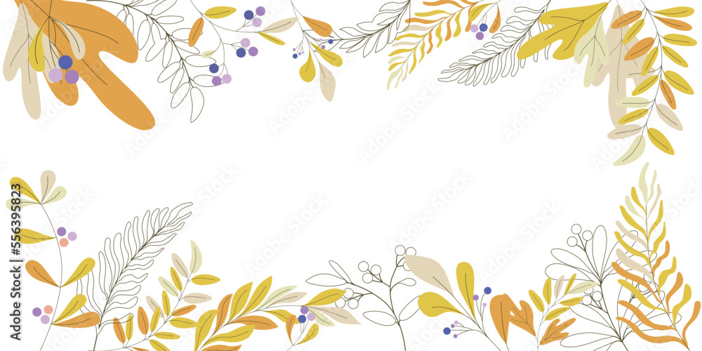 Background natural green leaves frame. Tropical summer leaf Wallpaper pattern design, Nature theme simple vector illustration Background natural green leaves frame. Tropical summer leaf Wallpaper pattern design, Nature theme simple vector illustration