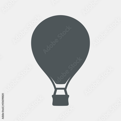 Hot Air balloon quality vector illustration cut