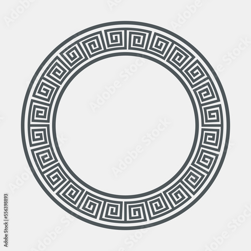 Greek frame, border quality vector illustration cut