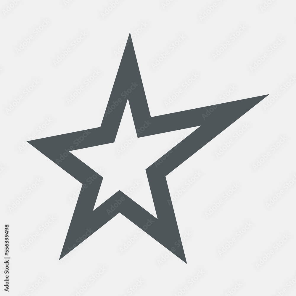 Star Classic rating icon web quality vector illustration cut Star Classic rating icon web quality vector illustration cut