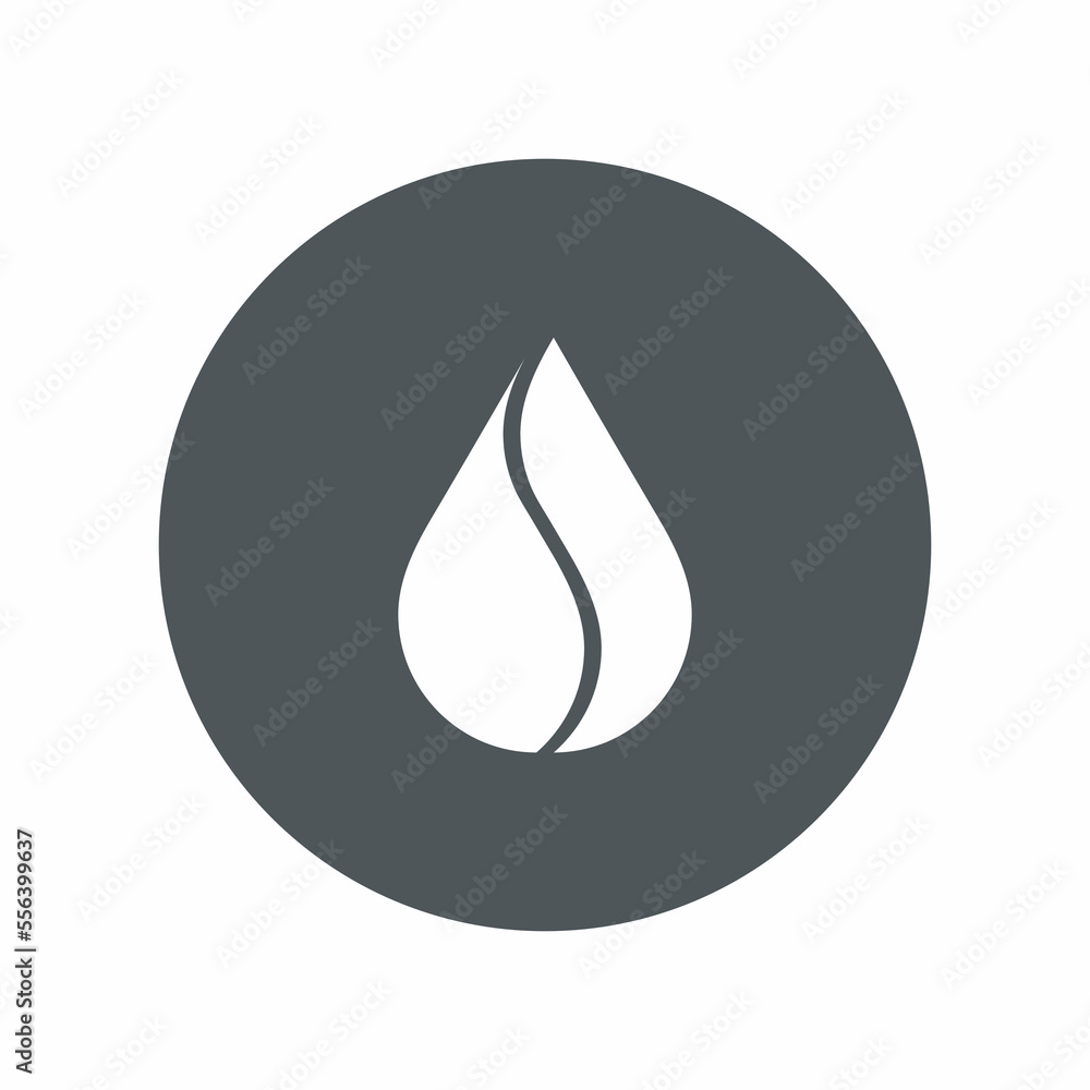 Water drop droplet raindrop icon illustration cut Water drop droplet raindrop icon illustration cut