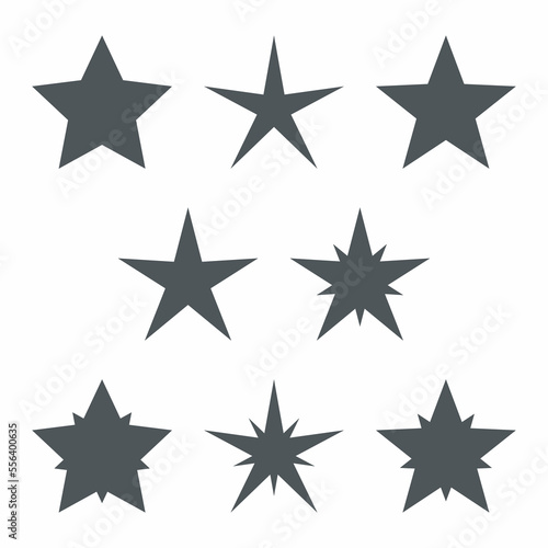 Star Classic rating icon web quality vector illustration cut