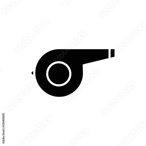 Whistle icon illustration. glyph icon style. icon related to fitness, sport. Simple vector design editable