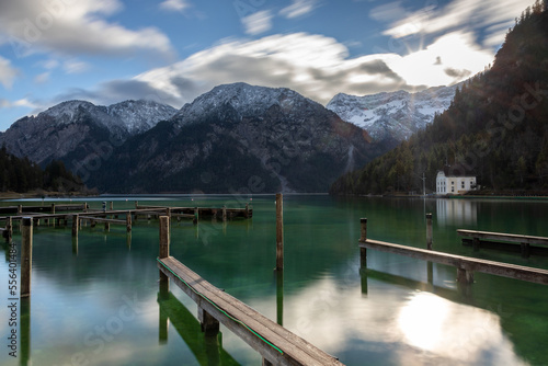 Kalter Morgen am Plansee bei Reutte, Tirol