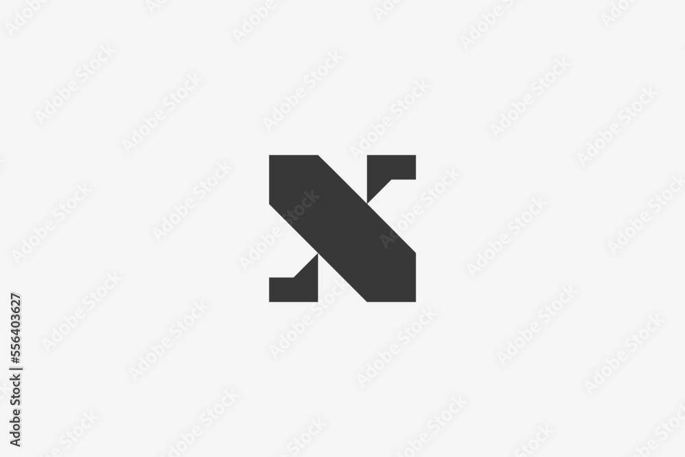 Illustration vector graphic of letter X bold Illustration vector graphic of letter X bold