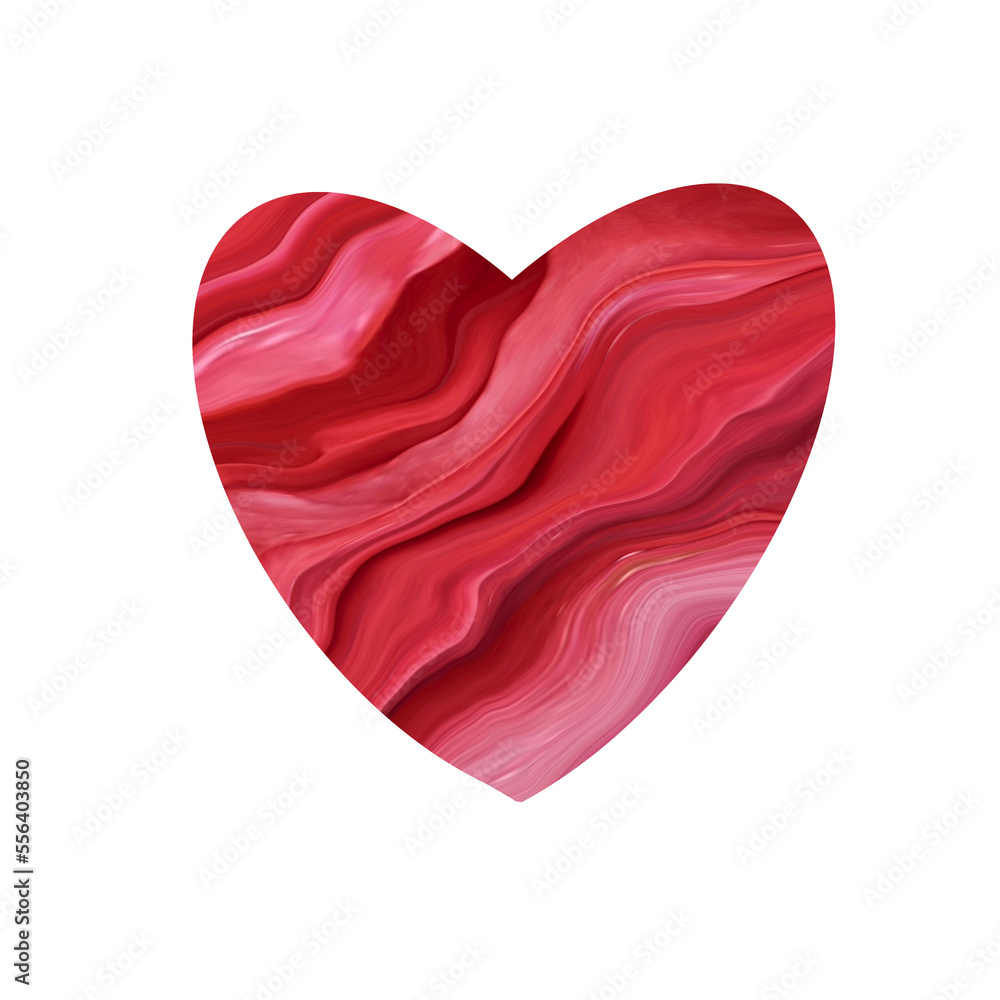Love heart red shape background