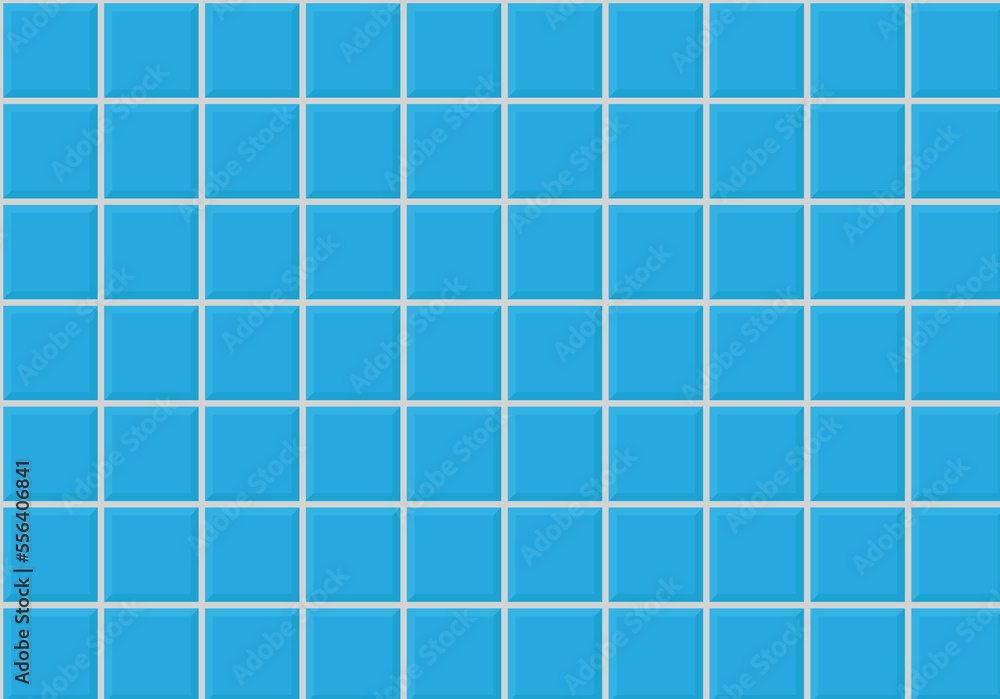 Blue pool tiles seamless pattern background design