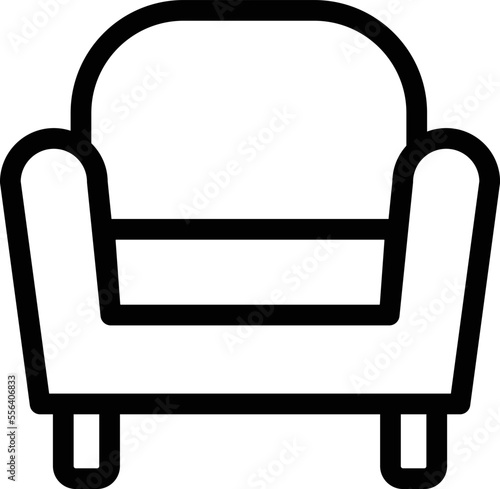 これはソファのアイコンのイラストです。