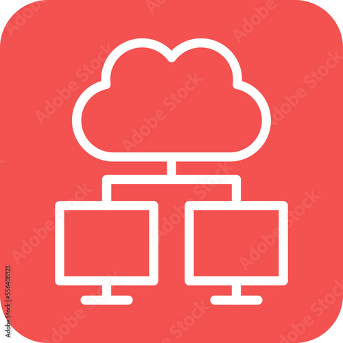 Cloud computing Icon Style