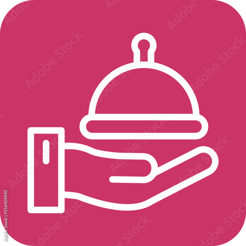 Room service Icon Style