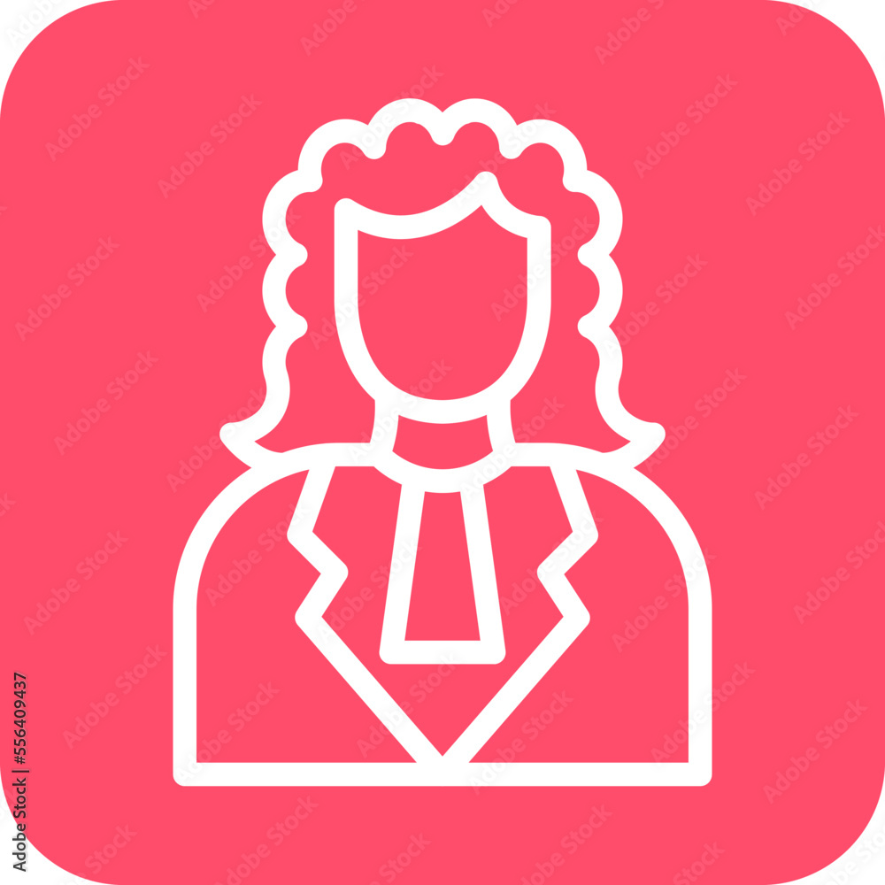 Obraz premium Judge Icon Style