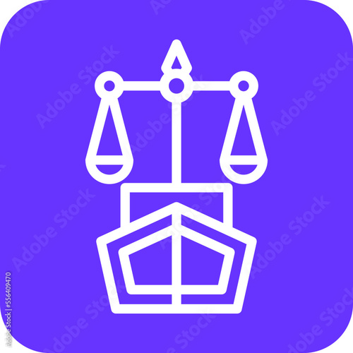 Maritime Law Icon Style