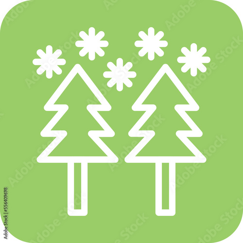 Snow Forest Icon Style