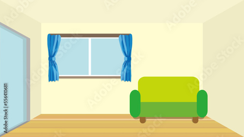 シンプル　部屋　背景　素材　イラスト３