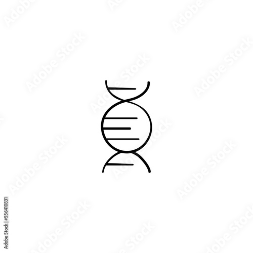 DNA Line Style Icon Design
