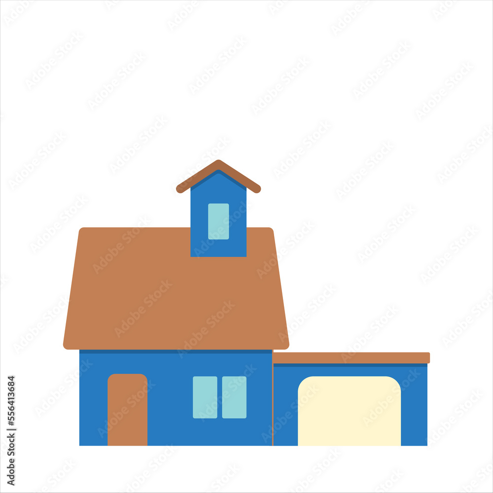 Filled House Icon Vector Filled House Icon Vector