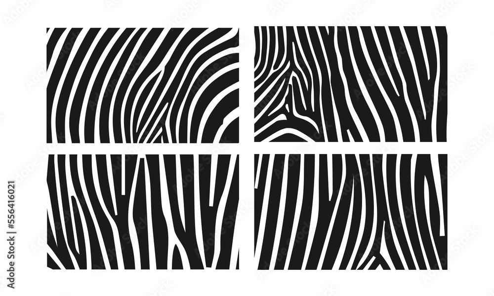 Zebra print texture
