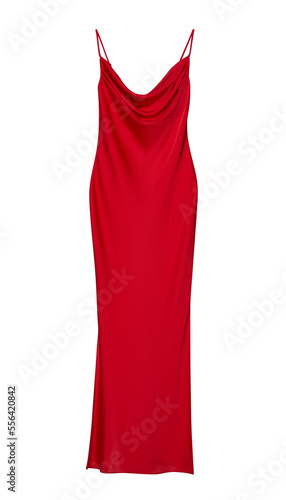 Fotografia red dress isolated on white