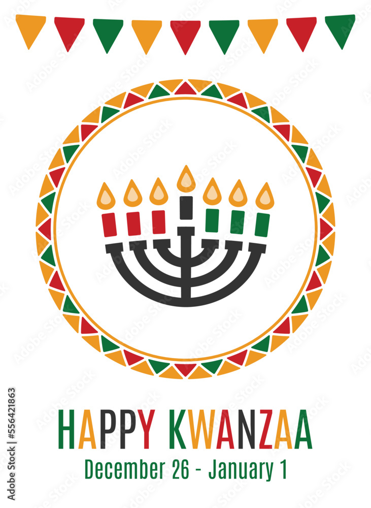Happy Kwanzaa. African celebration. Vector illustration. Happy Kwanzaa. African celebration. Vector illustration.