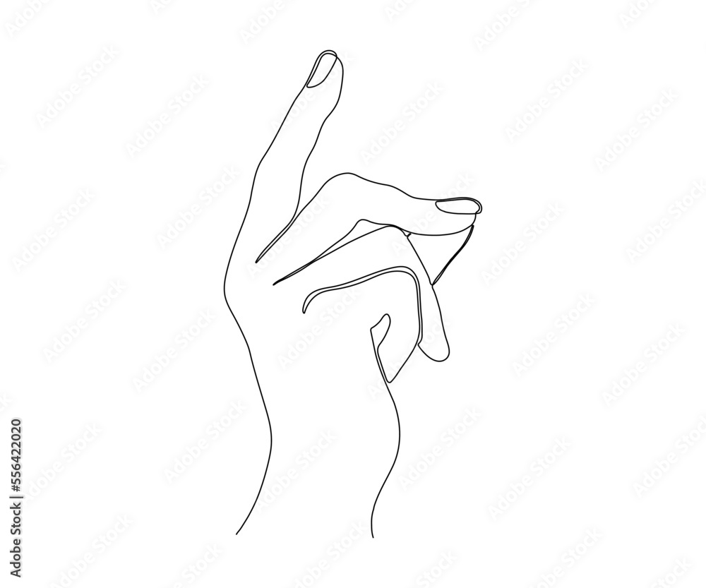 hand snapping fingers, hand drawn, continuous mono line, one line art hand snapping fingers, hand drawn, continuous mono line, one line art