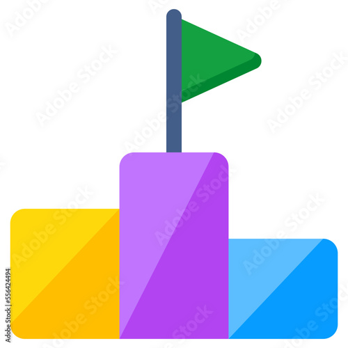 Position ranking board, icon of leaderboard