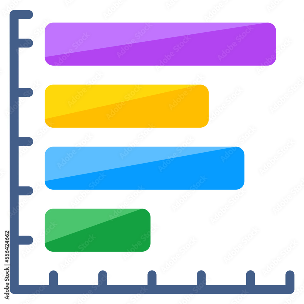 Trendy design icon of business report Trendy design icon of business report