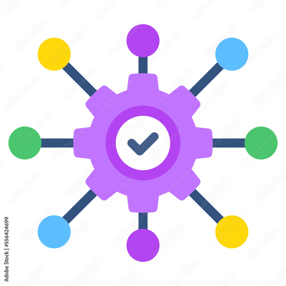 An icon design of network setting An icon design of network setting