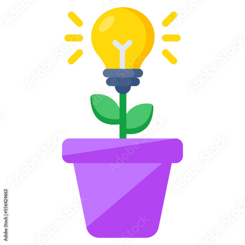 A perfect design icon of creative plant 